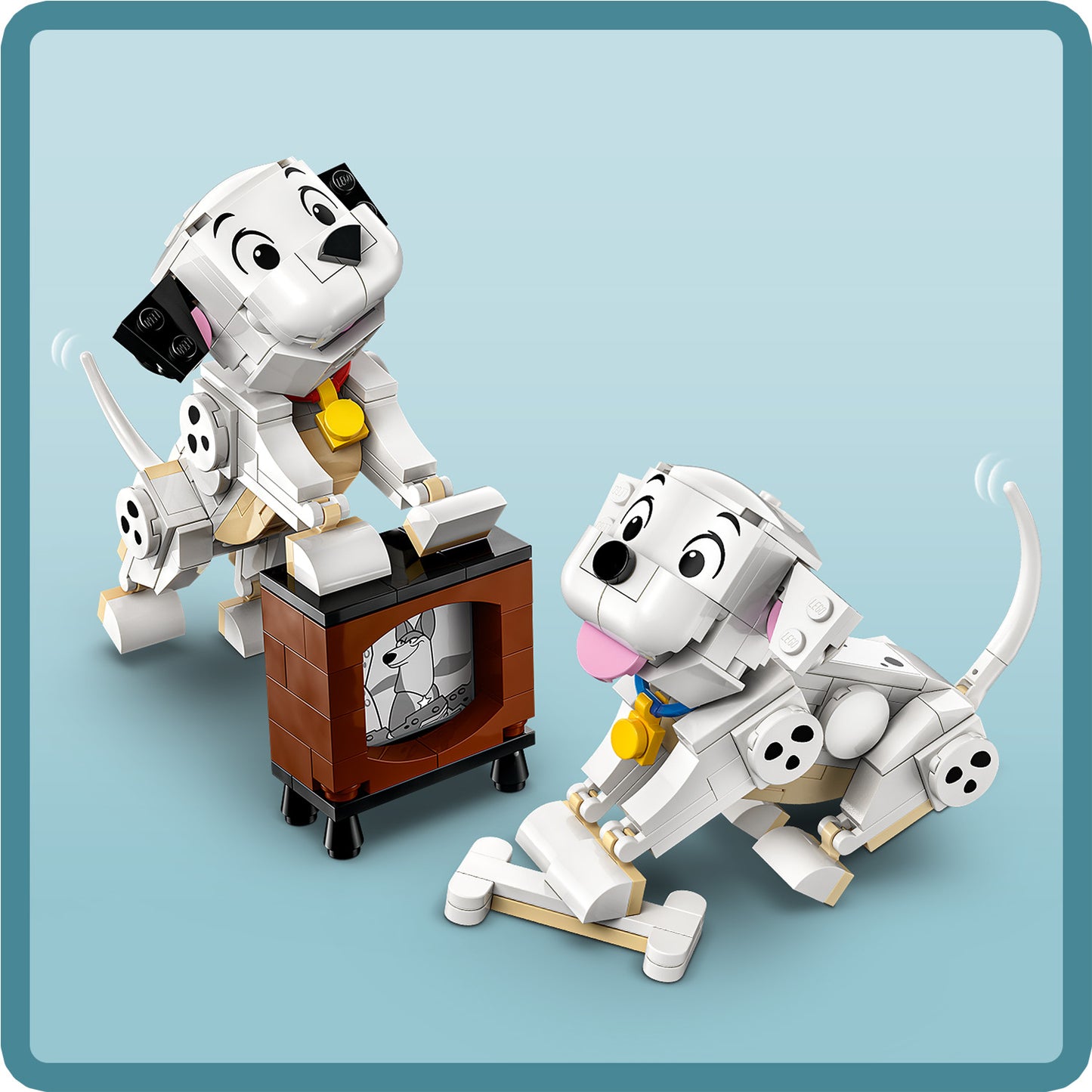 LEGO® Disney v Die Welpen Lucky und Penny aus 101 Dalmatiner