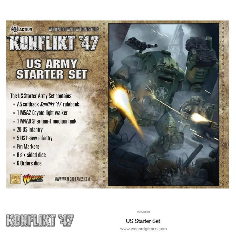 Warlord Games - Konflikt 47 - US Starter Set - 451510401