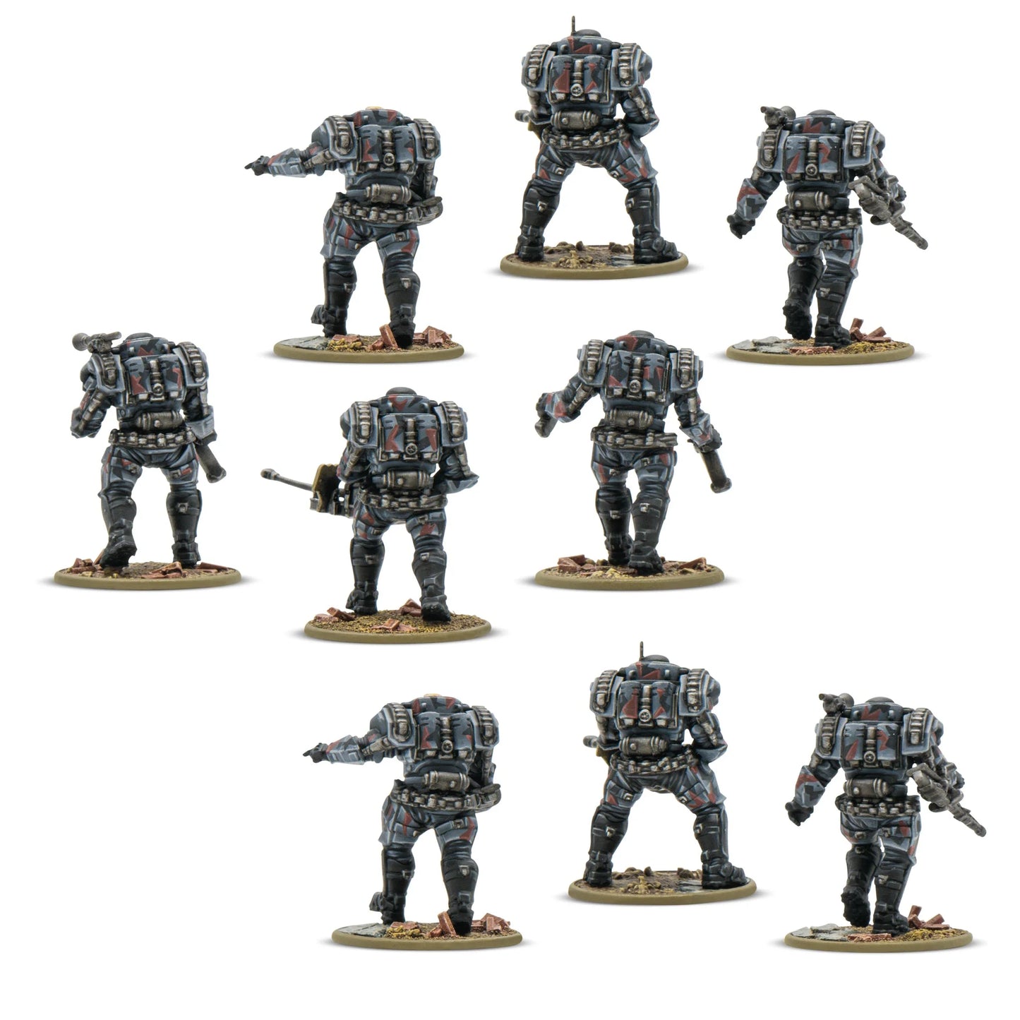 Warlord Games - Konflikt 47 -   Stahltruppen Heavy Infantry - 452010202
