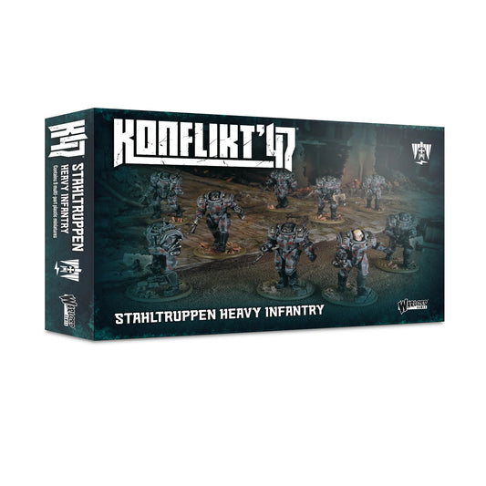 Warlord Games - Konflikt 47 -   Stahltruppen Heavy Infantry - 452010202