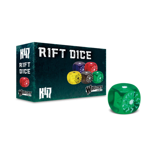 Warlord Games - Konflikt 47 - Rift Dice - Green - 452610003