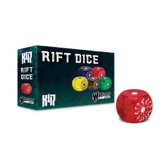 Warlord Games - Konflikt 47 - Rift Dice - Red - 452610004