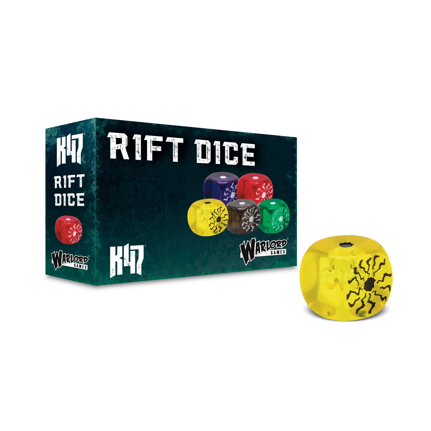 Warlord Games - Konflikt 47 - Rift Dice - Yellow - 452610005