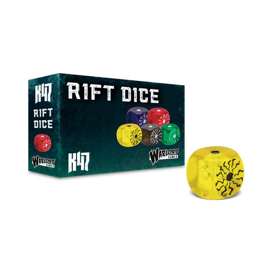Warlord Games - Konflikt 47 - Rift Dice - Yellow - 452610005