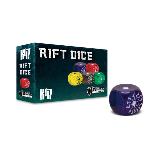 Warlord Games - Konflikt 47 - Rift Dice - Blue - 452610006