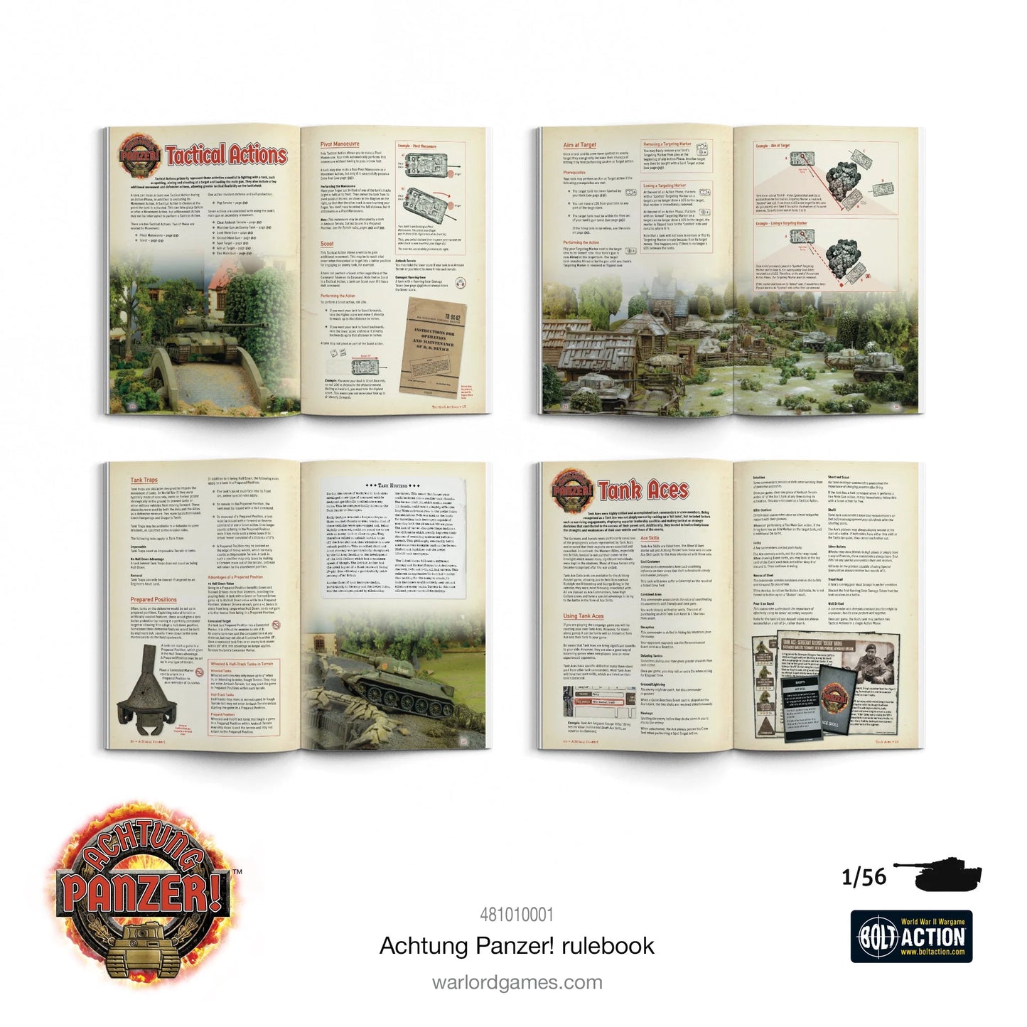 Achtung Panzer! Rulebook - 481010001