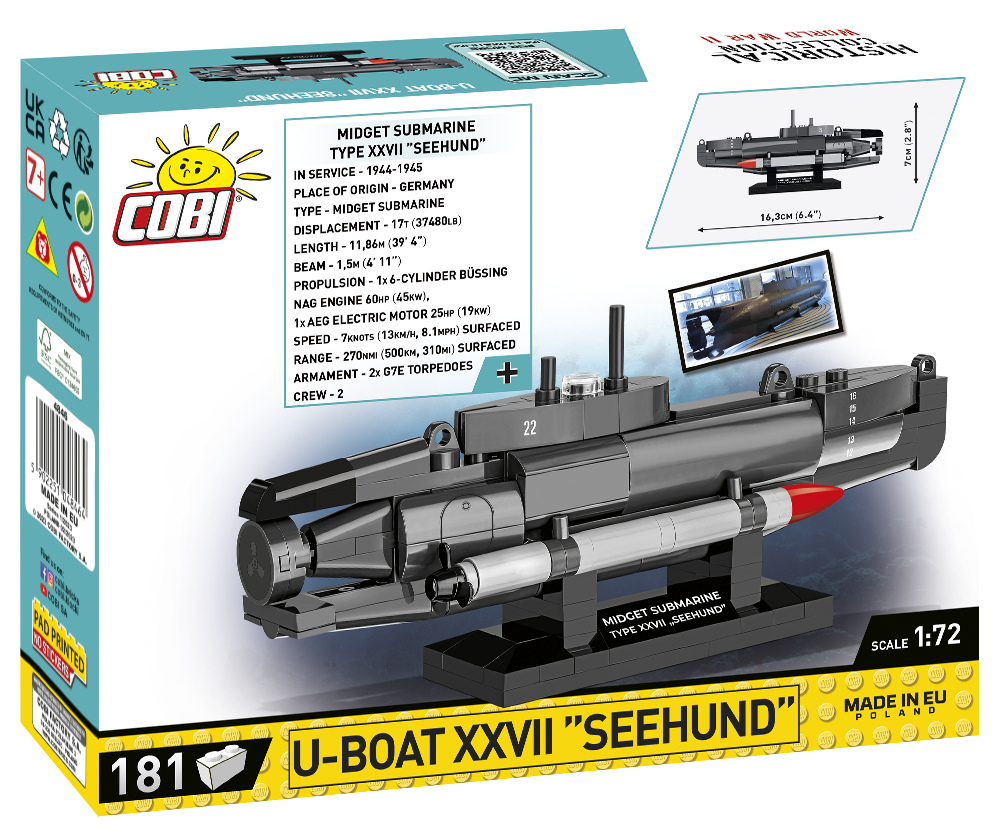 Cobi 4846 - U-Boat XXVII Seehund