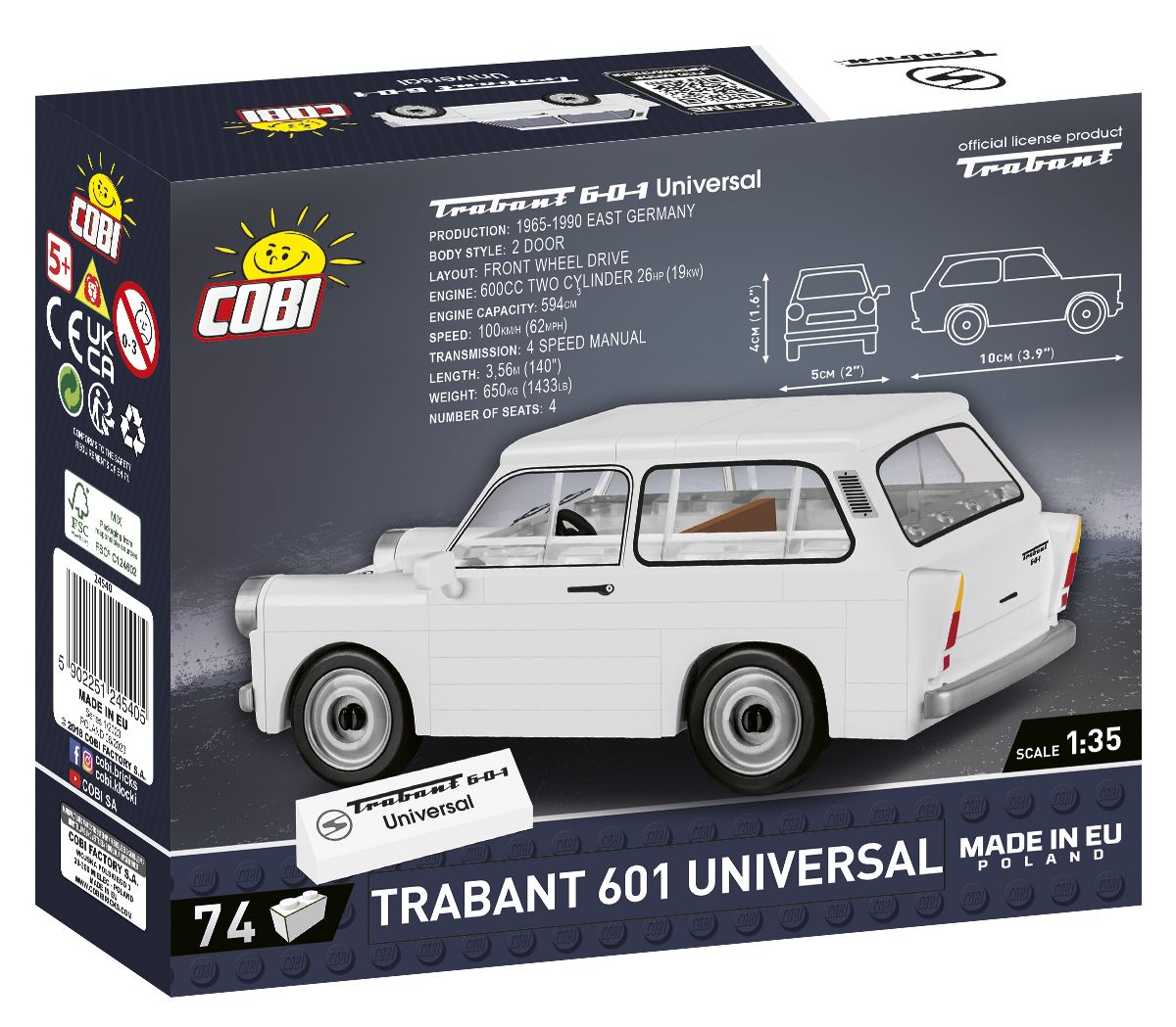 Cobi 24540 - Youngtimer Collection - Trabant 601 Universal