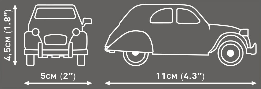 Cobi 24511 - Youngtimer Collection - Citroen 2CV Type AZ 1962