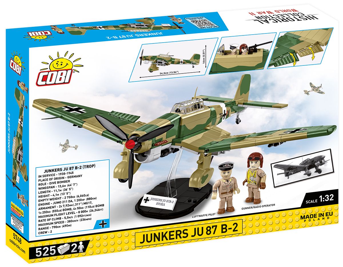 Cobi 5748 - Historical Collection - Junkers Ju 87 B-2