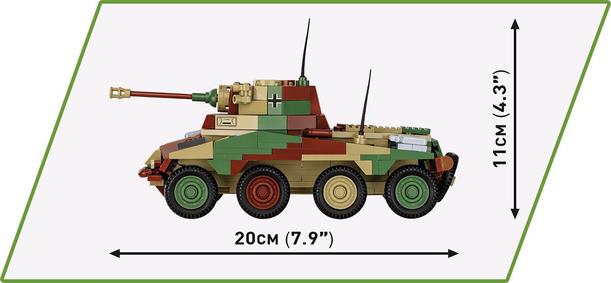 Cobi 2287 - Historical Collection - Sd.Kfz. 234/2 Puma