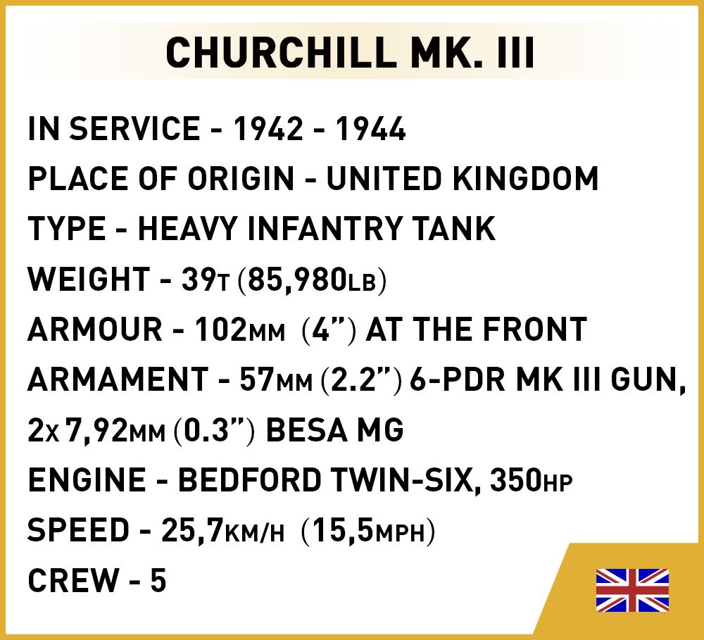 Cobi 3046 - Company of Heroes - Churchill Mk. III