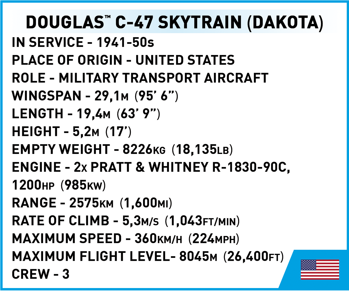 Cobi 5743 - Douglas C-47 Skytrain Dakota