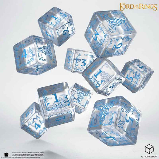 The Lord of the Rings: Rivendell 10xD6 Dice Set - Water