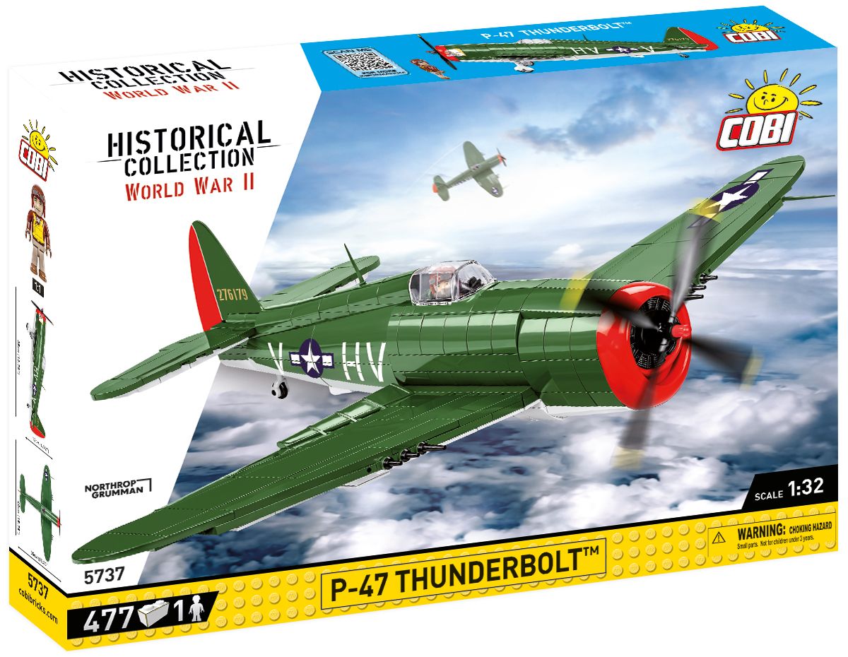 Cobi 5737 - Historical Collection - P-47 Thunderbolt