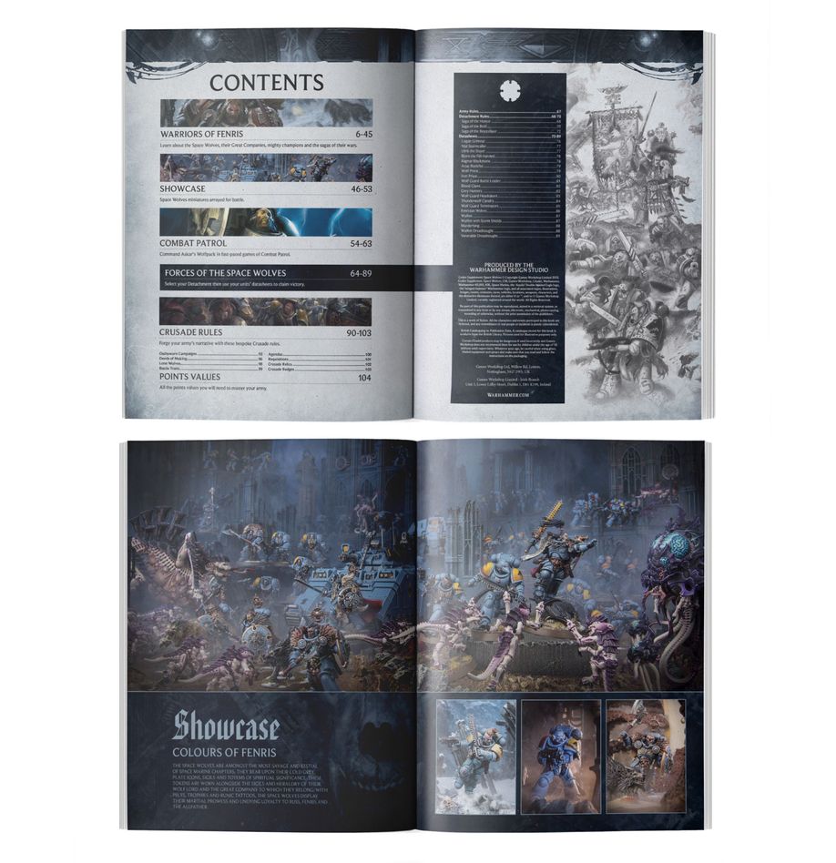 Warhammer 40.000 - Codex Supplement: Space Wolves (Englisch) (53-01)