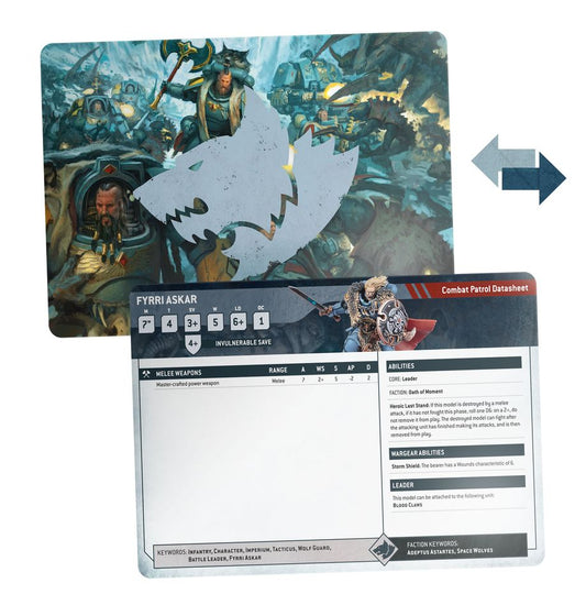 Warhammer 40.000 - Datasheet Cards: Space Wolves (Englisch) (53-02)