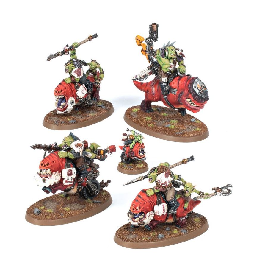 Warhammer 40.000 - Orks - Squighog Boyz (50-54)