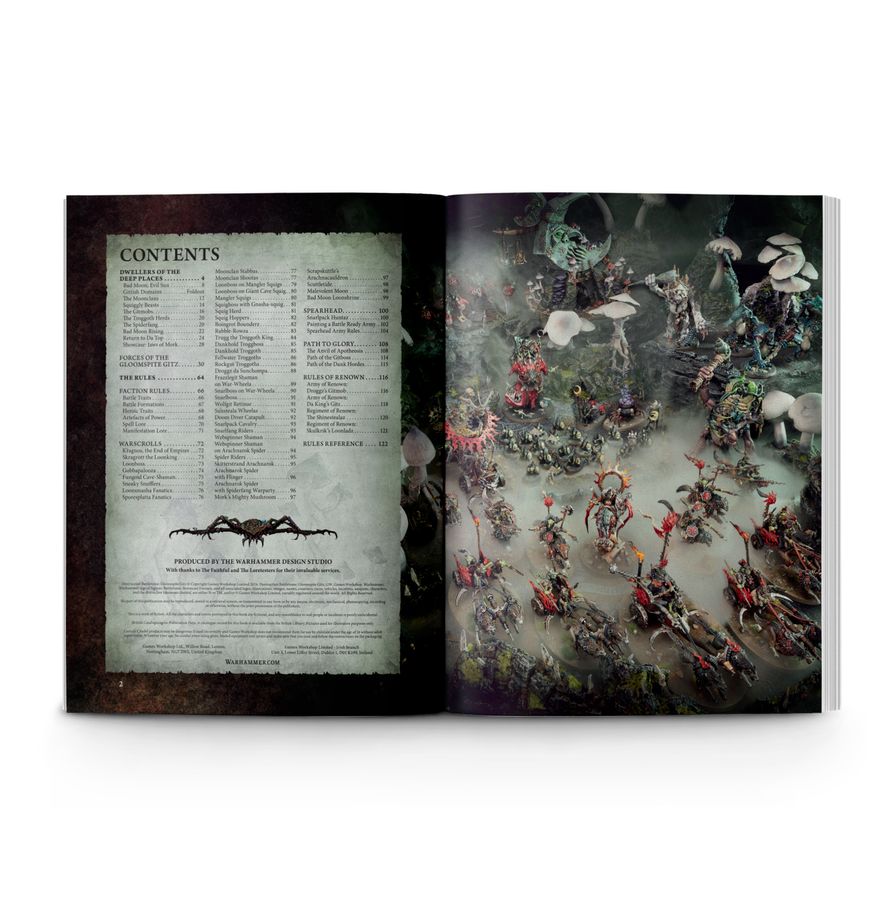 Warhammer Age of Sigmar - Gloomspit Gitz - Battletome: Gloomspite Gitz (EN) (89-63)