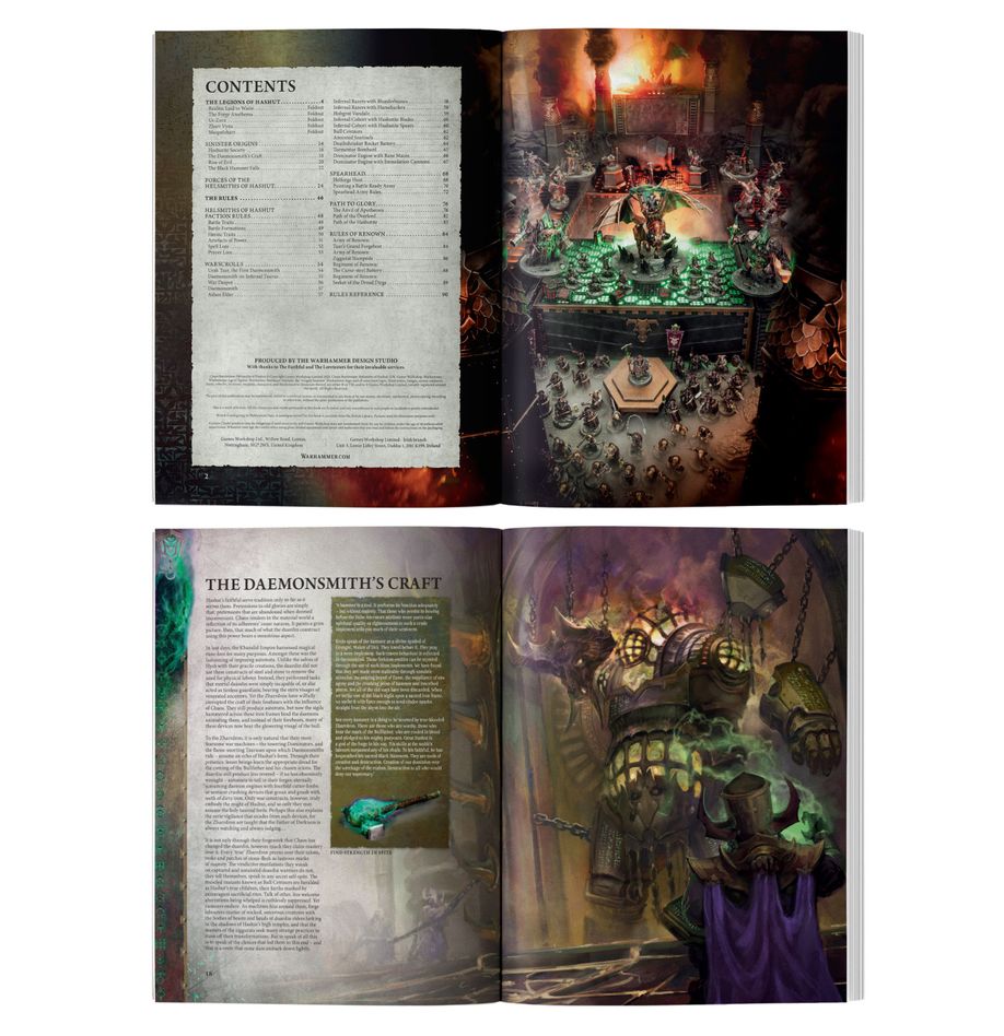 Warhammer Age of Sigmar - Helsmiths of Hashut - Battletome: Helsmiths of Hashut (EN) (82-01)