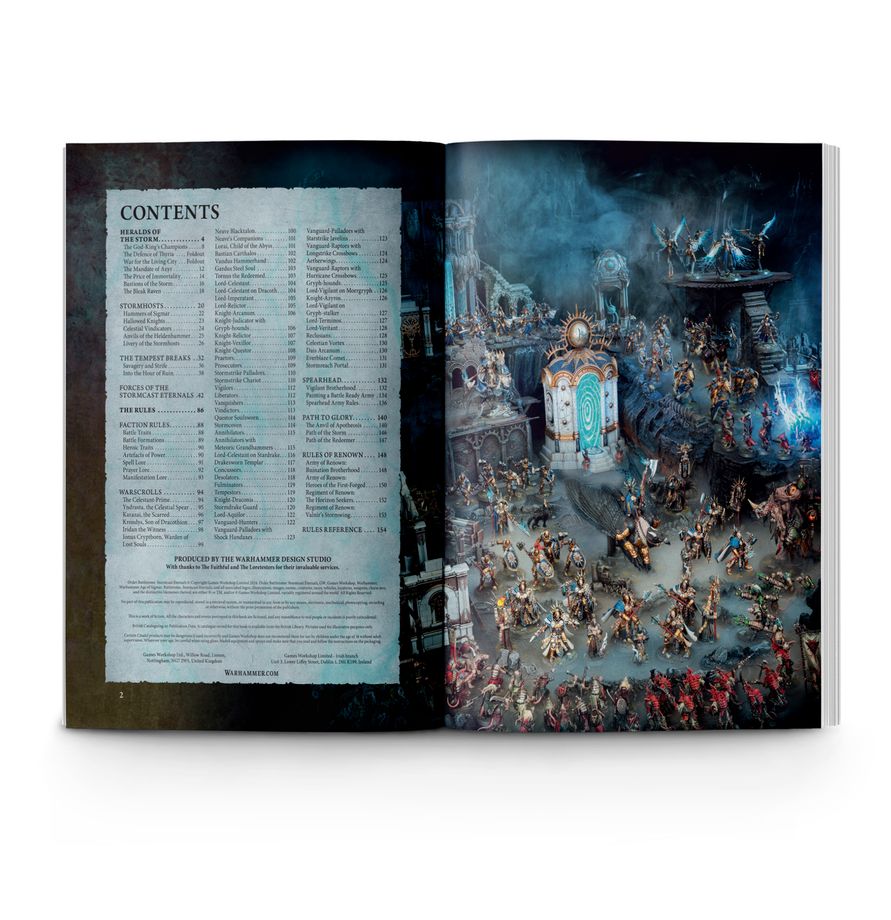 Warhammer Age of Sigmar - Grand Alliance Order - Stormcast Eternals - Battletome (EN) (96-01)