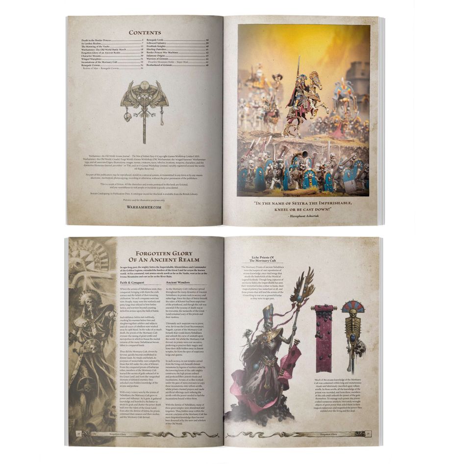 Warhammer: The Old World - Tomb Kings of Khemri - Arcane Journal: The War of Settra's Fury (EN) (07-15)