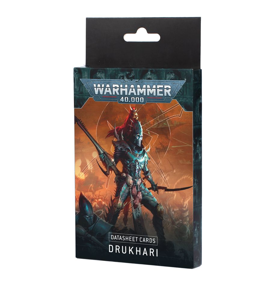 Warhammer: 40.000 - Drukhari - Datasheet Cards: Drukhari (EN) (45-02)