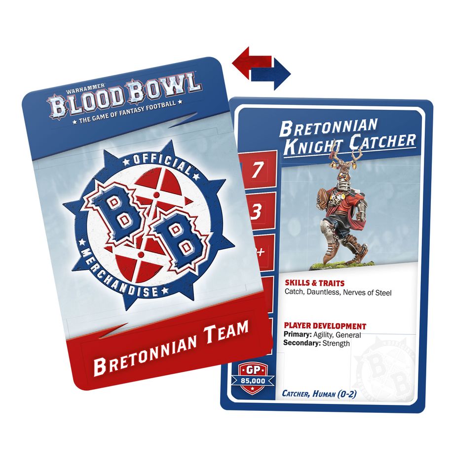 Blood Bowl - Bretonnian Team Reference Card Pack (202-55)