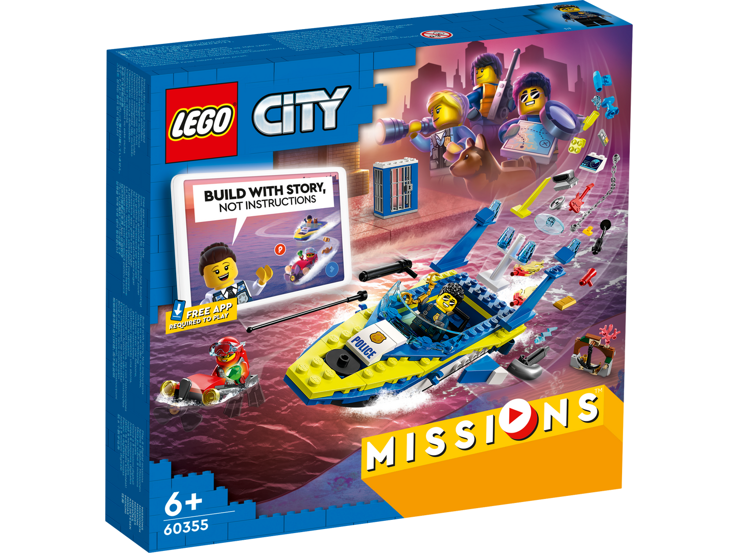 LEGO® City 60355 Detektivmissionen der Wasserpolizei