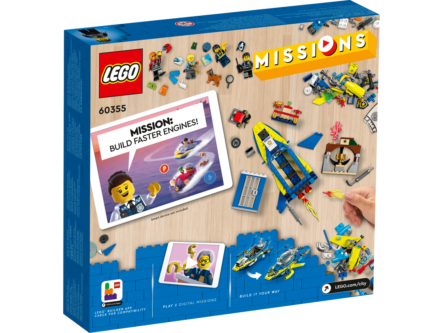 LEGO® City 60355 Detektivmissionen der Wasserpolizei