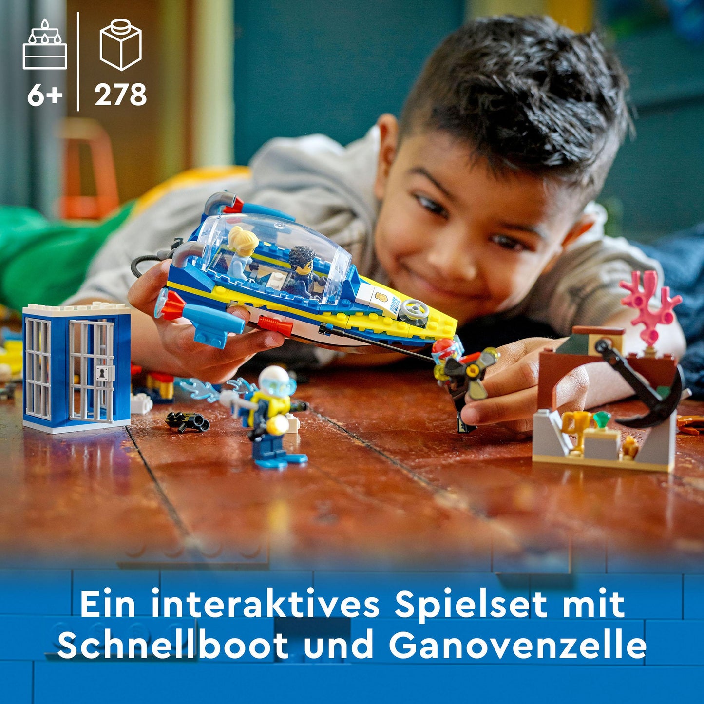 LEGO® City 60355 Detektivmissionen der Wasserpolizei