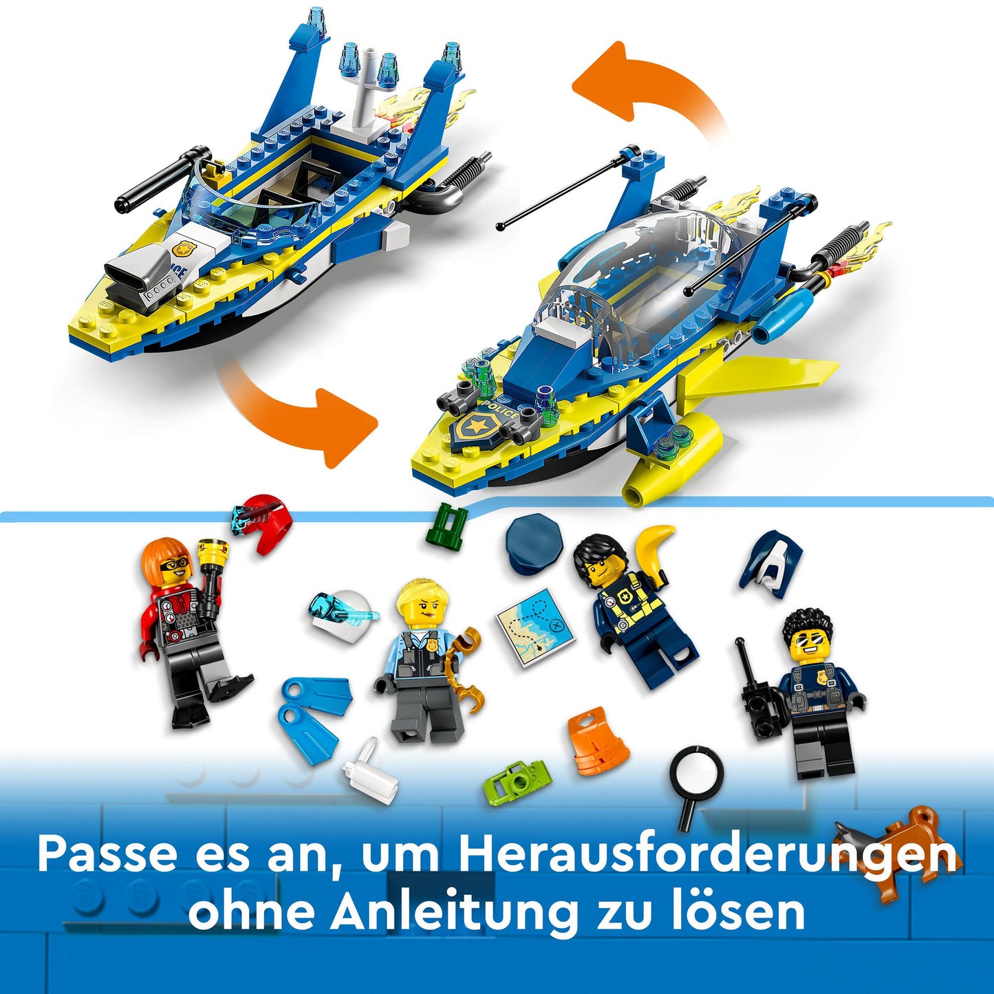 LEGO® City 60355 Detektivmissionen der Wasserpolizei