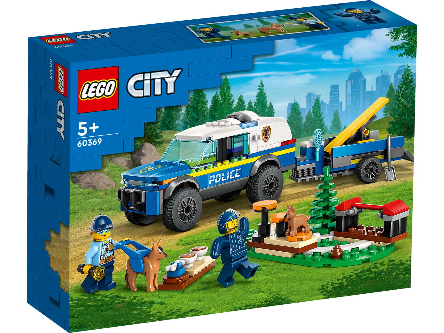 LEGO® City 60369 Mobiles Polizeihunde-Training