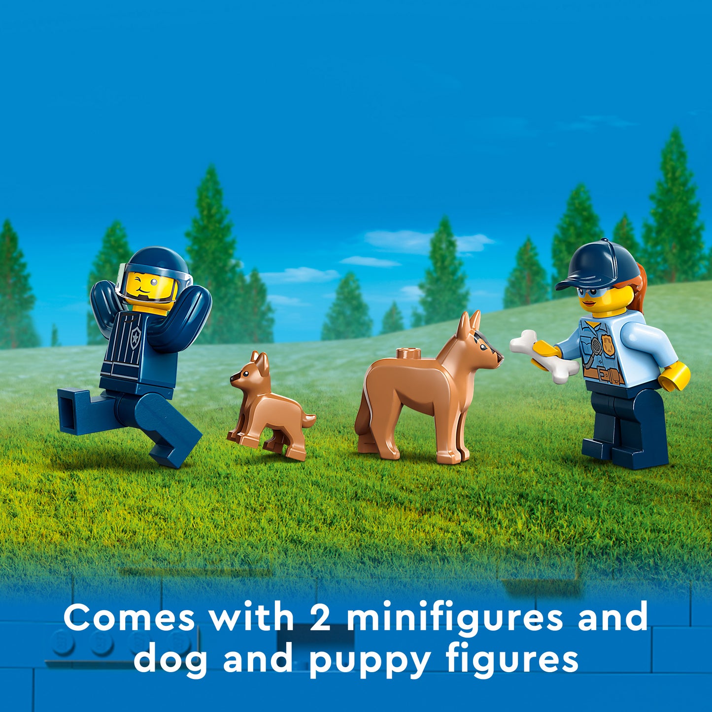 LEGO® City 60369 Mobiles Polizeihunde-Training
