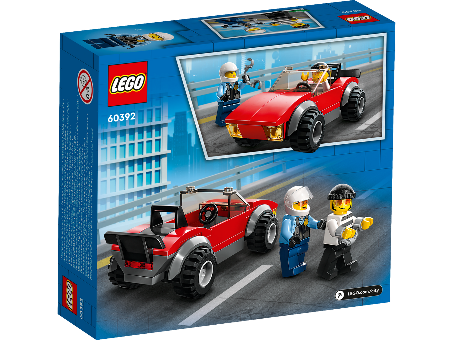 LEGO® City 60392 Verfolgungsjagd mit dem Polizeimotorrad