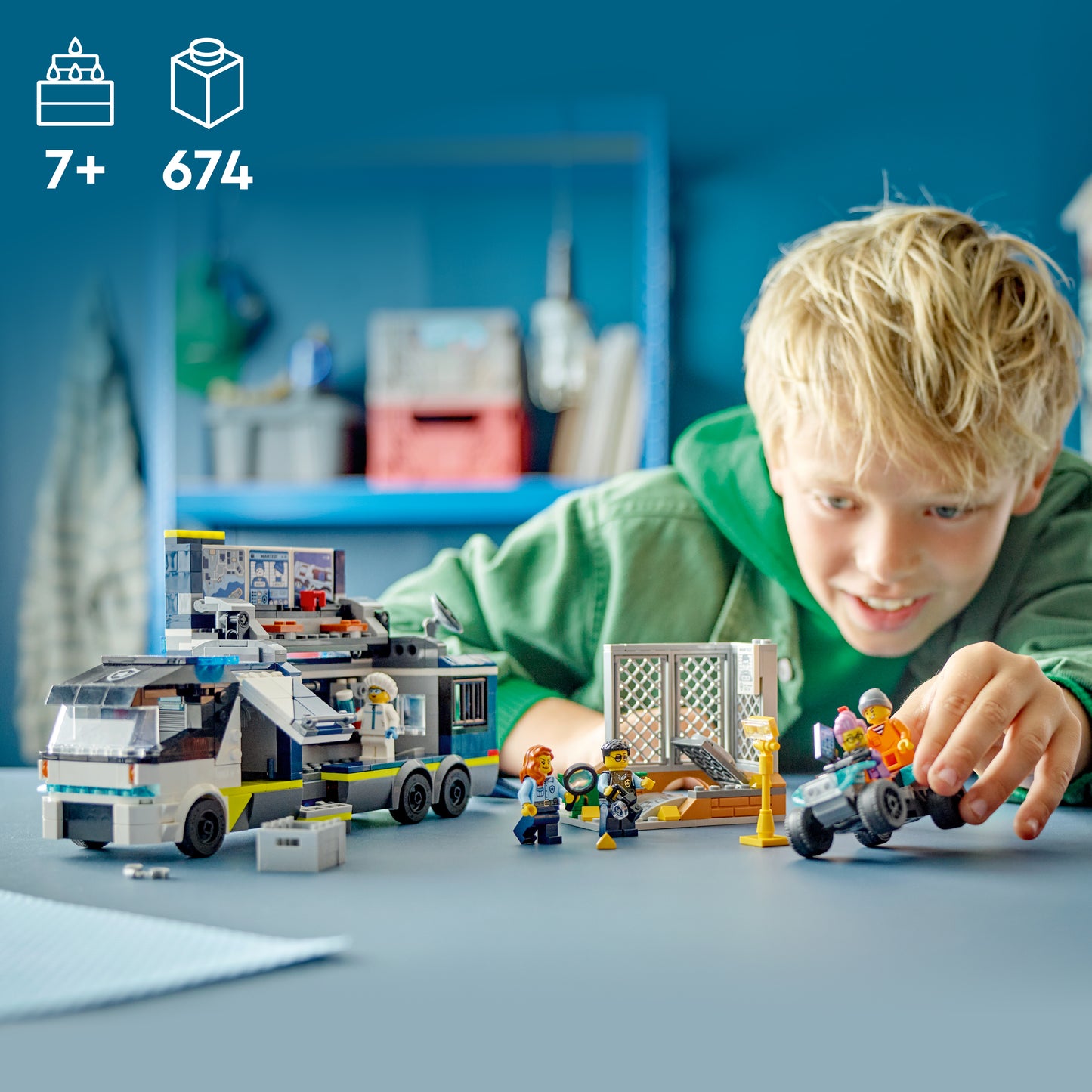 LEGO® City 60418 Polizeitruck mit Labor