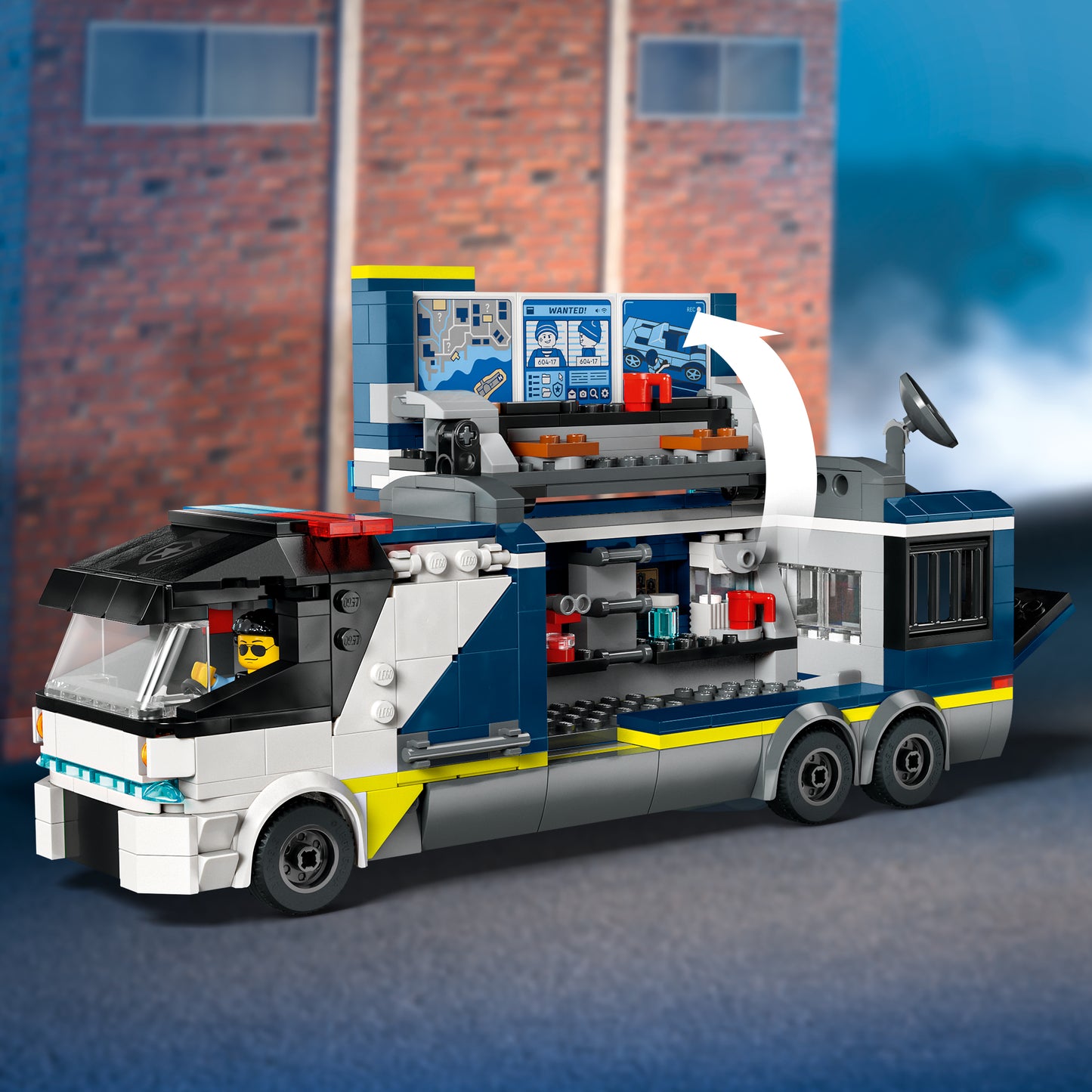 LEGO® City 60418 Polizeitruck mit Labor