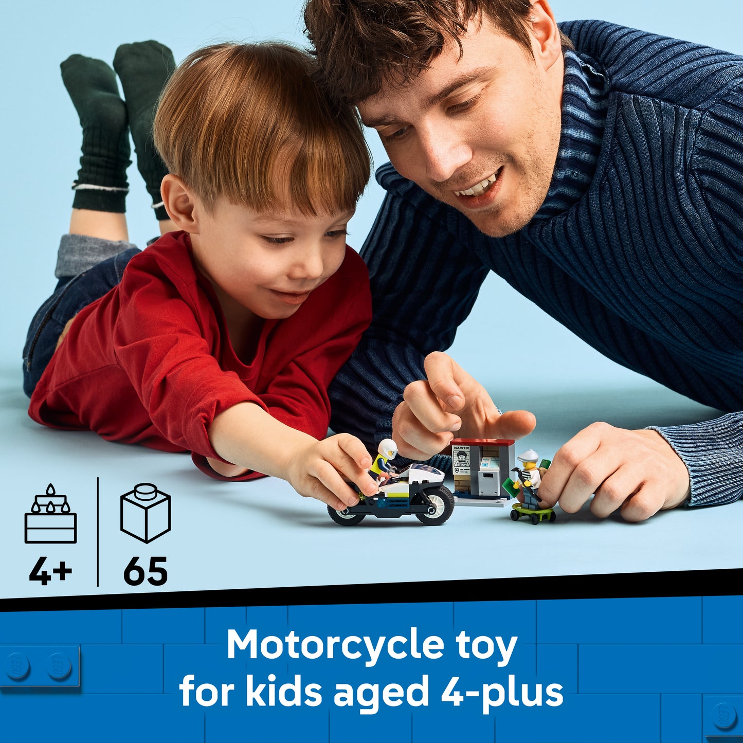 LEGO® City 60455 Verfolgungsjagd mit dem Polizeimotorrad