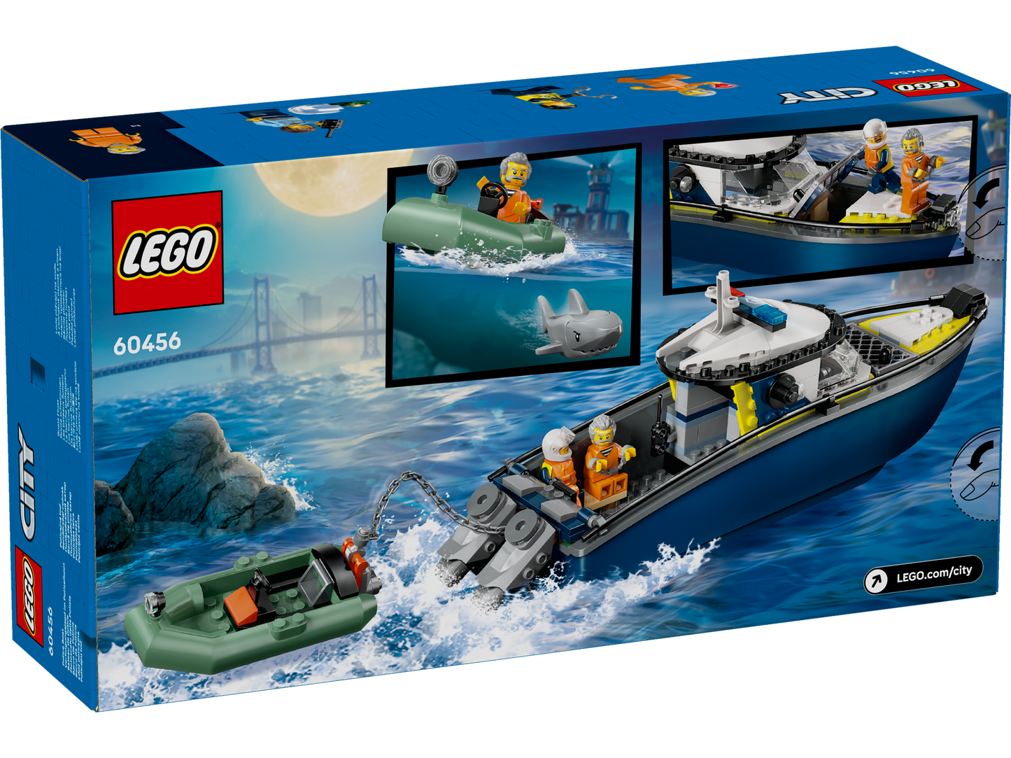 LEGO® City 60456 Verfolgungsjagd im Polizeiboot