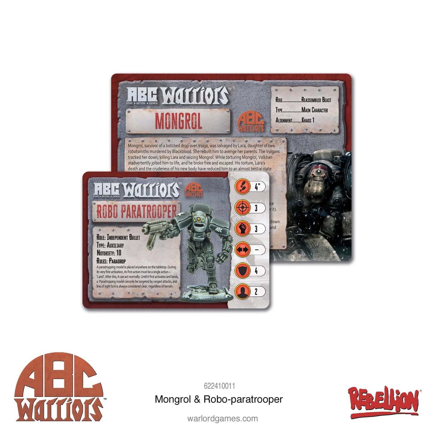 ABC Warriors: Mongrol & Robo-paratrooper - 622410011