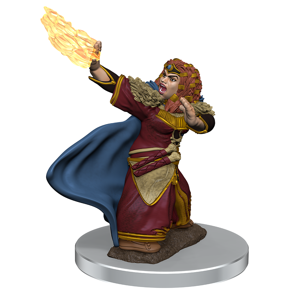D&D Icons of the Realms Premium Figures: Female Dwarf Wizard