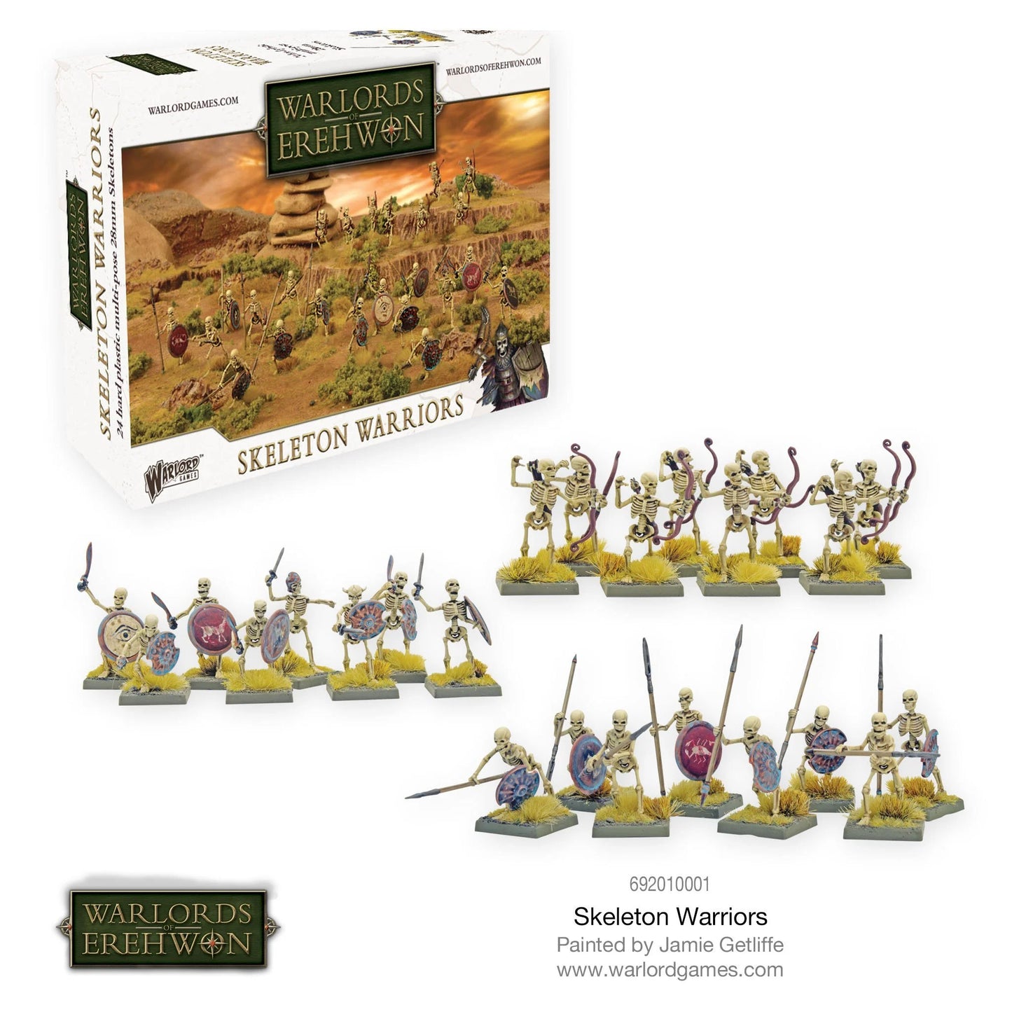 Warlords of Erehwon Skeleton Warriors - EN - 692010001