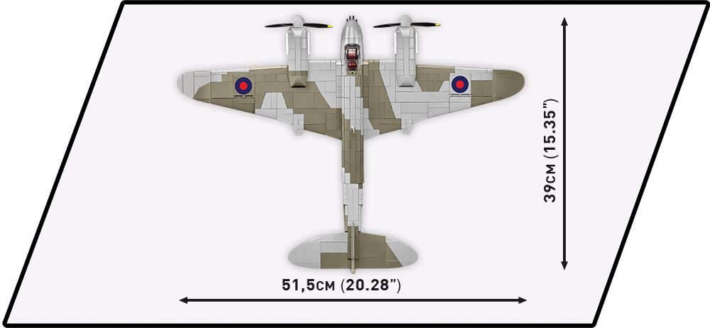 Cobi 5735 - Historical Collection - De Havilland DH-98 Mosquito