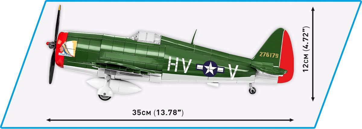 Cobi 5737 - Historical Collection - P-47 Thunderbolt