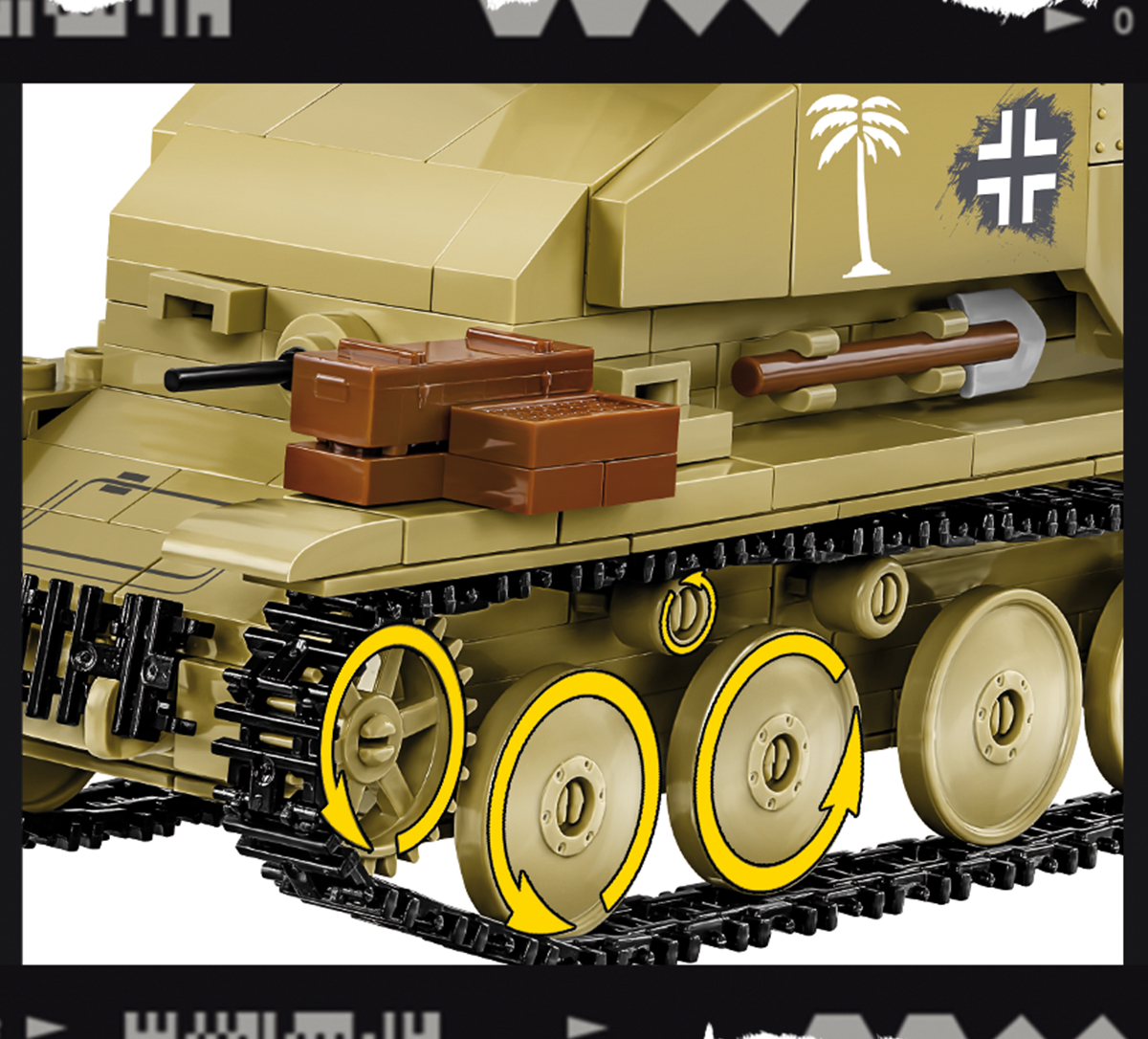 Cobi 3050 - Company of Heroes 3 - Marder III Sd.Kfz.139