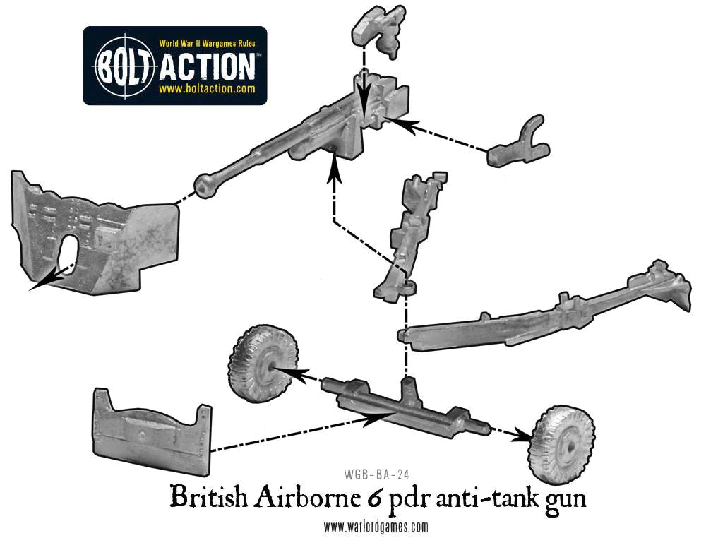 Bolt Action - 8th Army 6 pounder ATG - 403011019