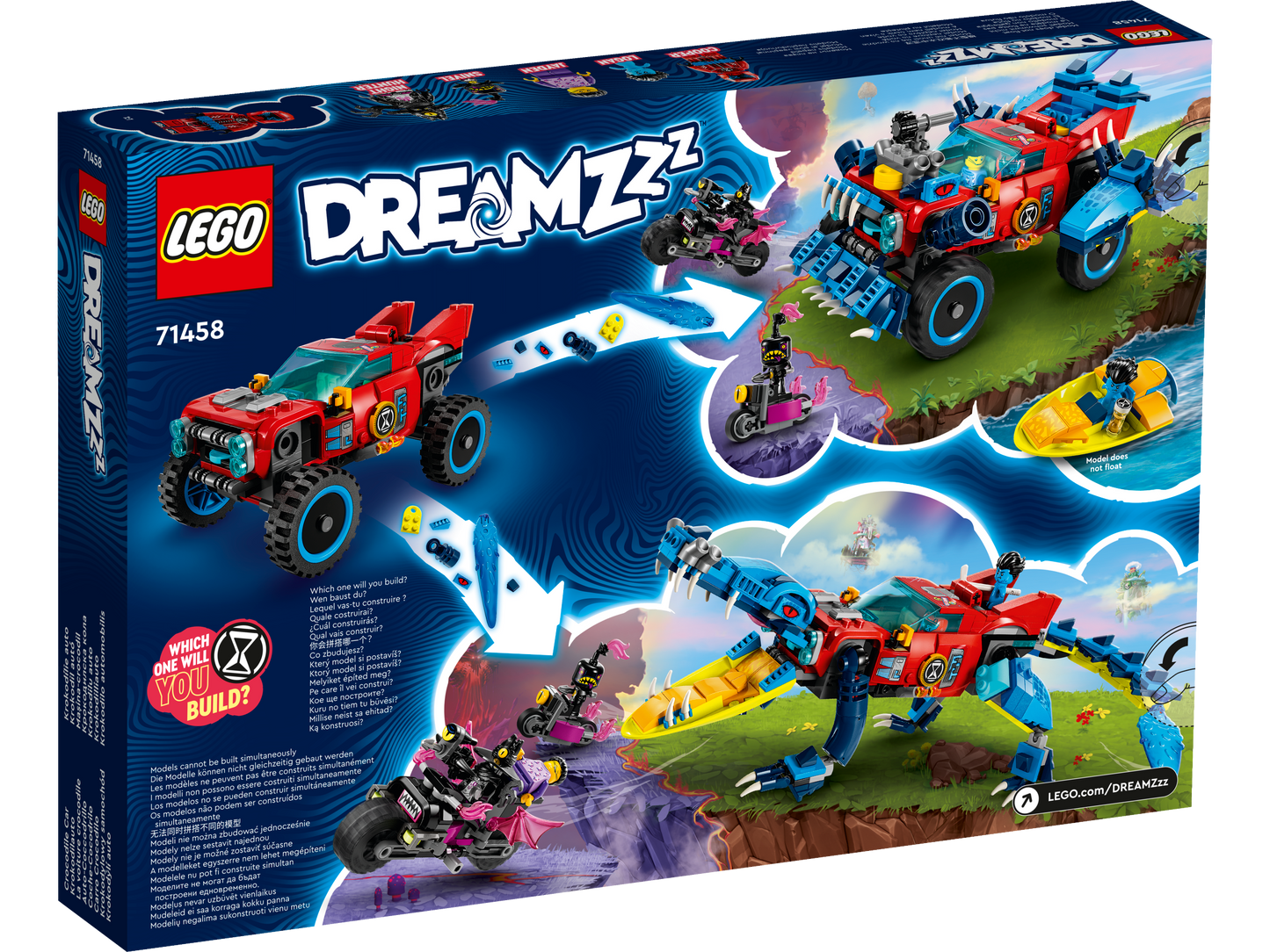 LEGO® Dreamzzz 71458 Krokodilauto