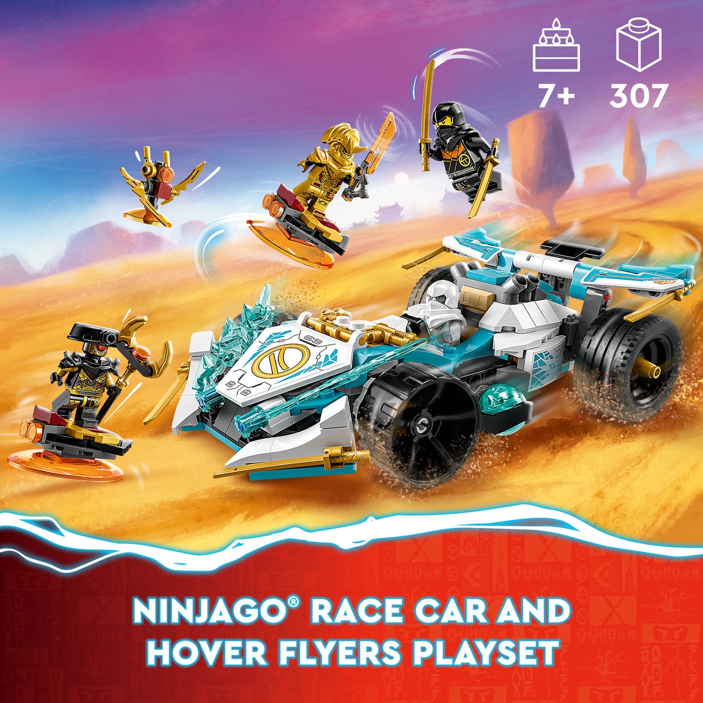 LEGO® Ninjago 71791 Zanes Drachenpower-Spinjitzu-Rennwagen