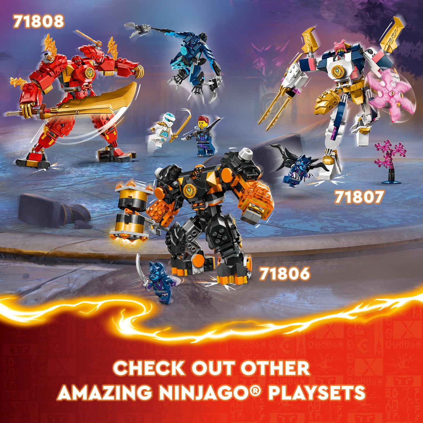 LEGO® Ninjago 71806 Coles Erdmech