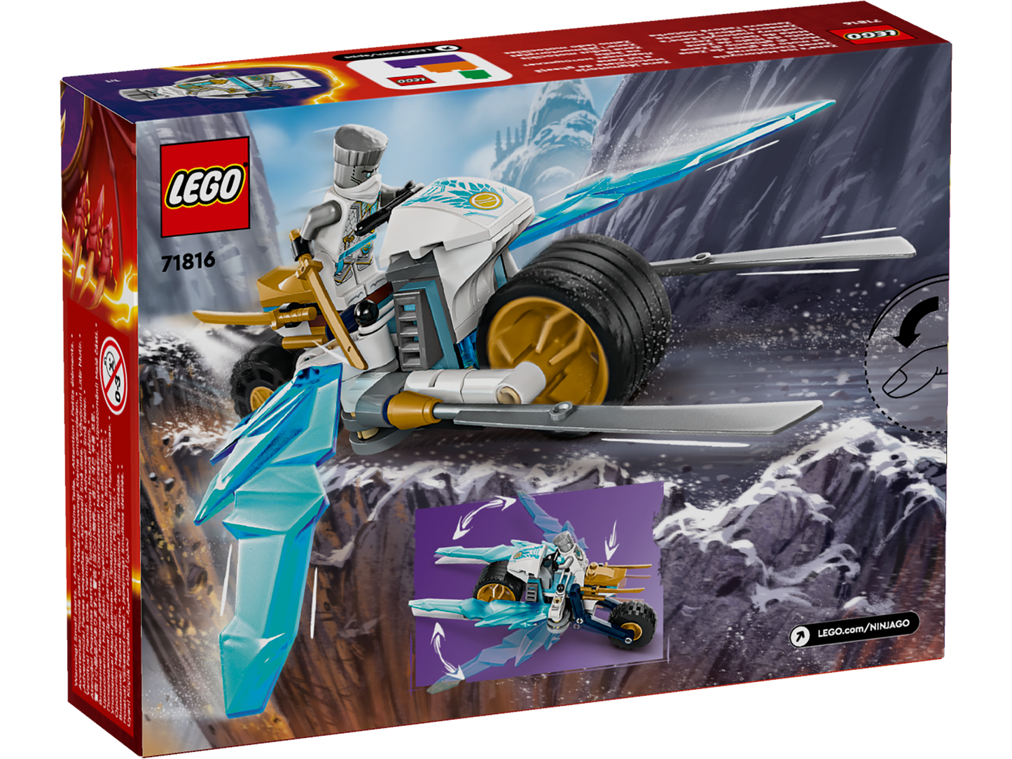 LEGO® Ninjago 71816 Zanes Eismotorrad